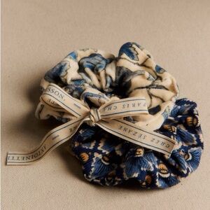 Sezane & Antoinette Poissons Set Velvet Cotton Scrunchie